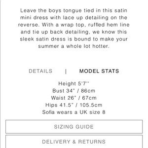 dollar frills wrap front satin mini dress in black